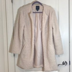 Forever 21, size small, faux fur coat